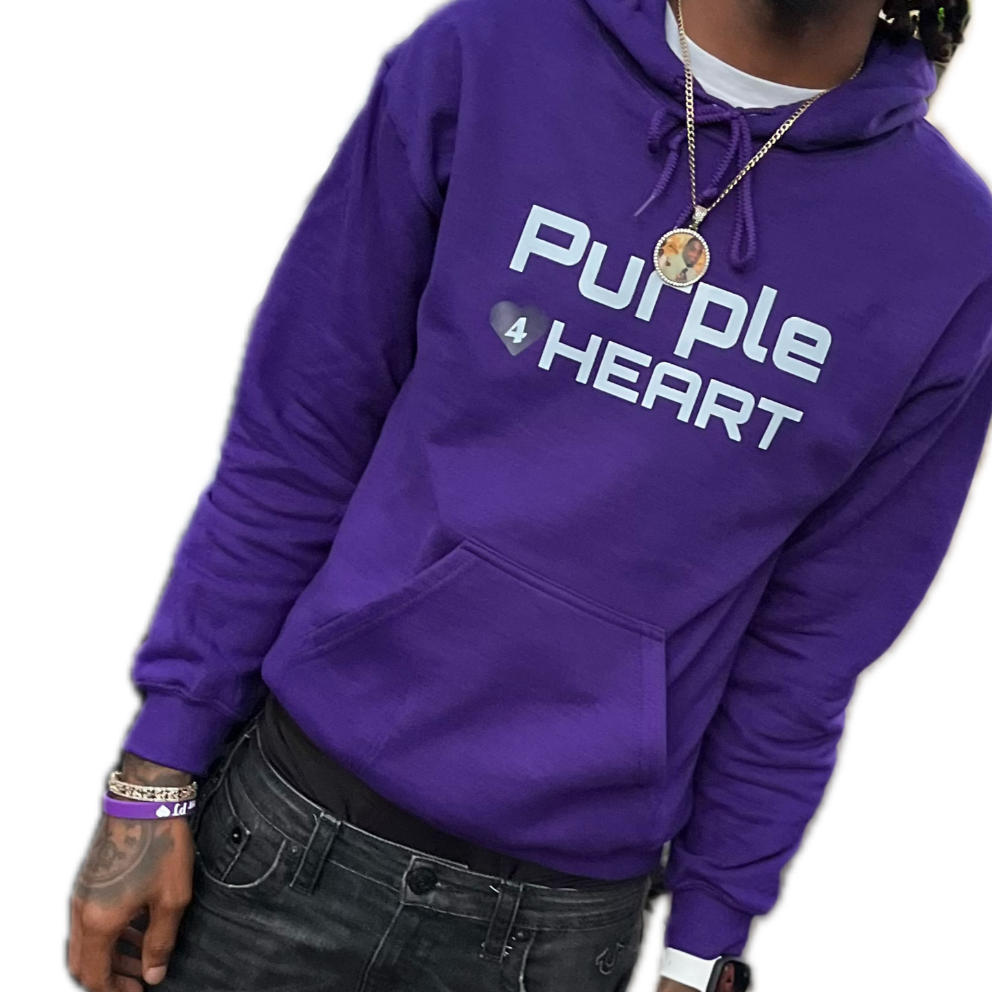 Purple Heart Hoodies